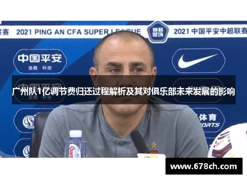 广州队1亿调节费归还过程解析及其对俱乐部未来发展的影响