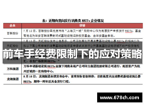 前车手经费限制下的应对策略